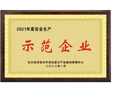 安全生产示范企业