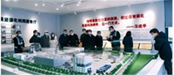 长沙市公共工程建设中心考察融城环保建筑垃圾资源化利用工作